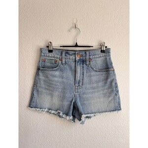 Madewell The Perfect Jean Shorts in Balsam Wash Size 26